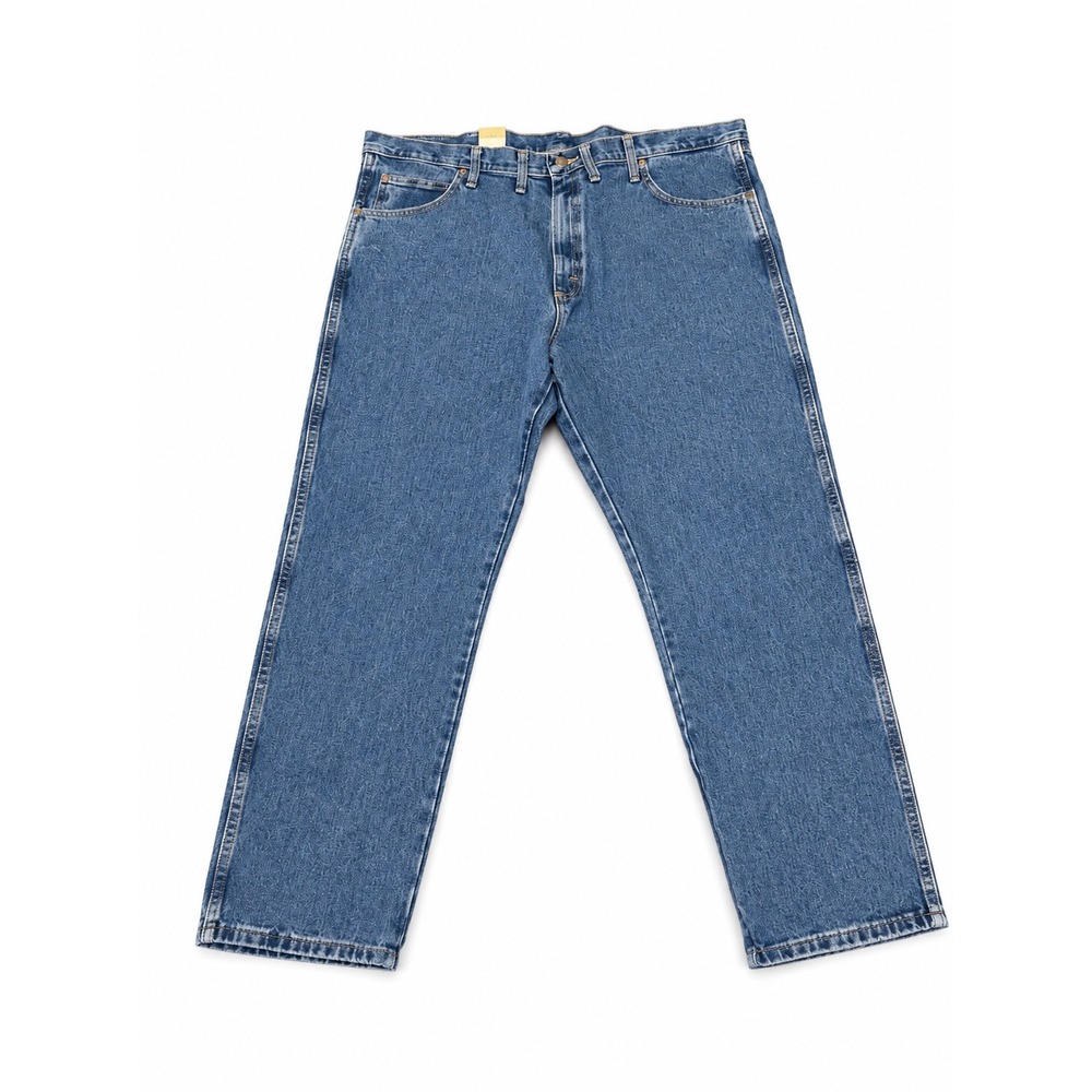 Wrangler Rugged Wear Relaxed Fit Jeans Men's 44x32 Blue Straight Leg Denim